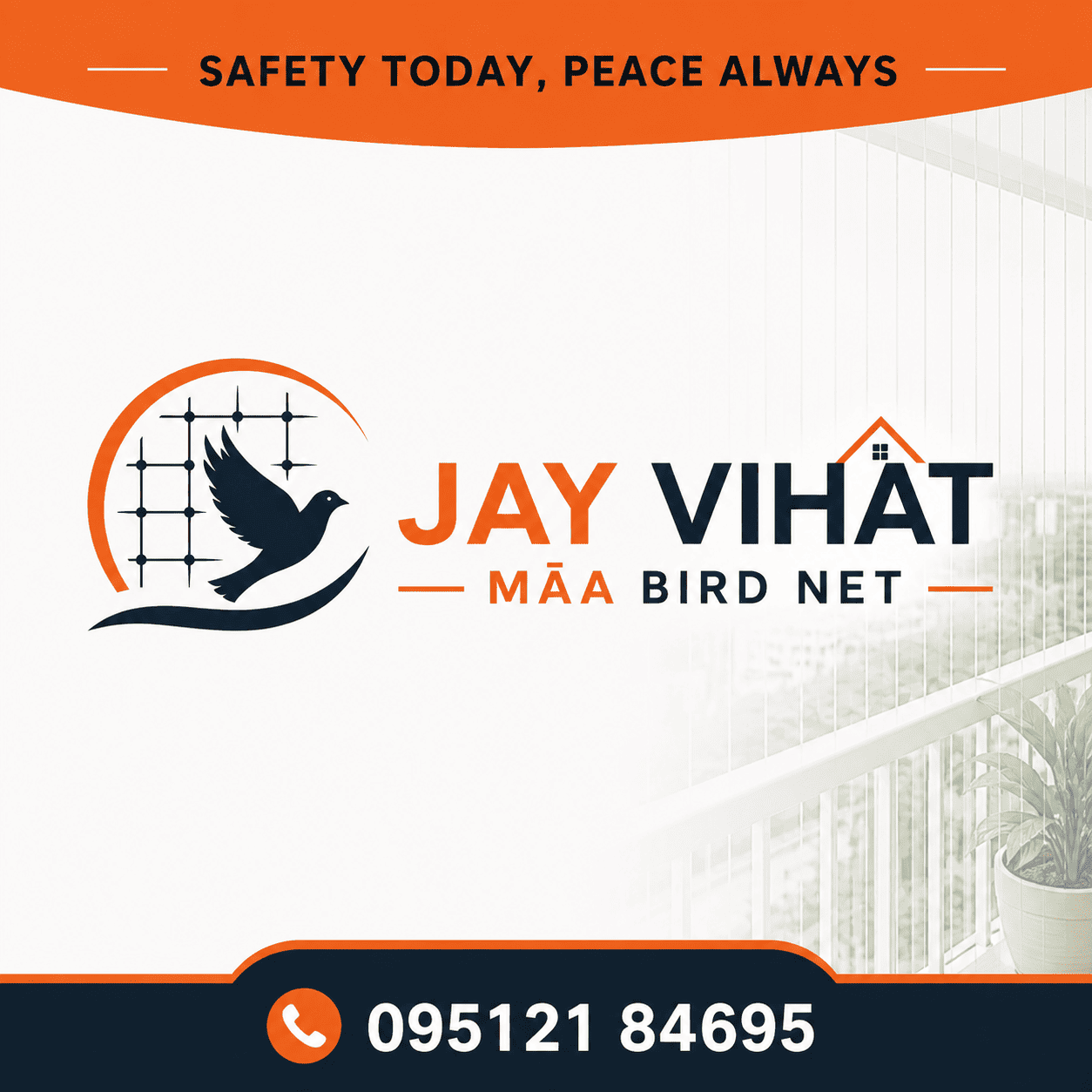 Jay Vihat Maa Bird Net Banner