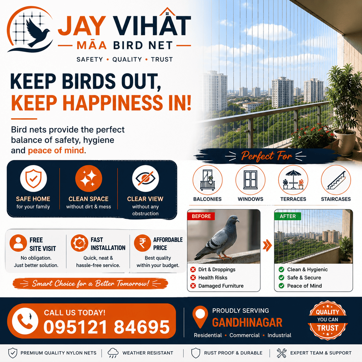 Bird Net Gandhinagar Banner 10