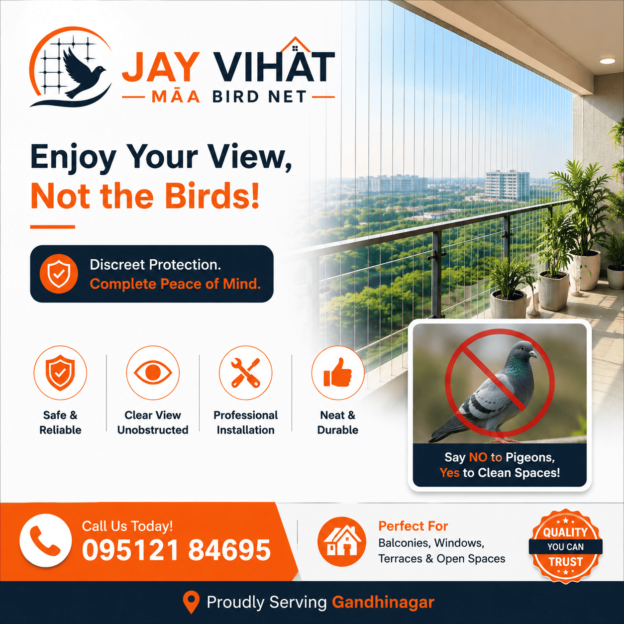 Bird Net Gandhinagar Banner 5